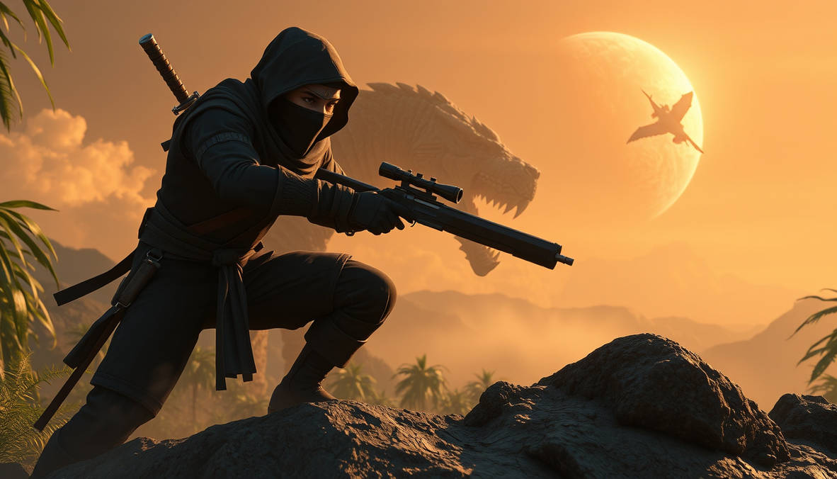 Foreign Ninja Ninja On Foreign Planet, Jungle Setting Predator H by wengai on DeviantArt