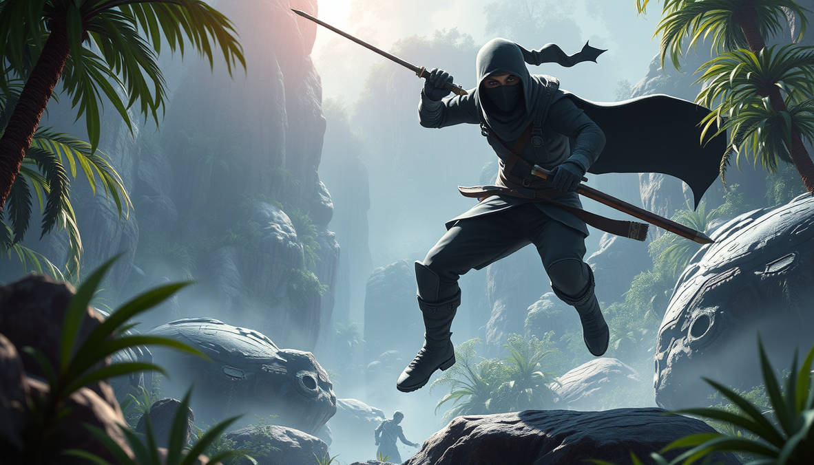 Foreign Ninja Ninja On Foreign Planet, Jungle Setting, Predator by wengai on DeviantArt