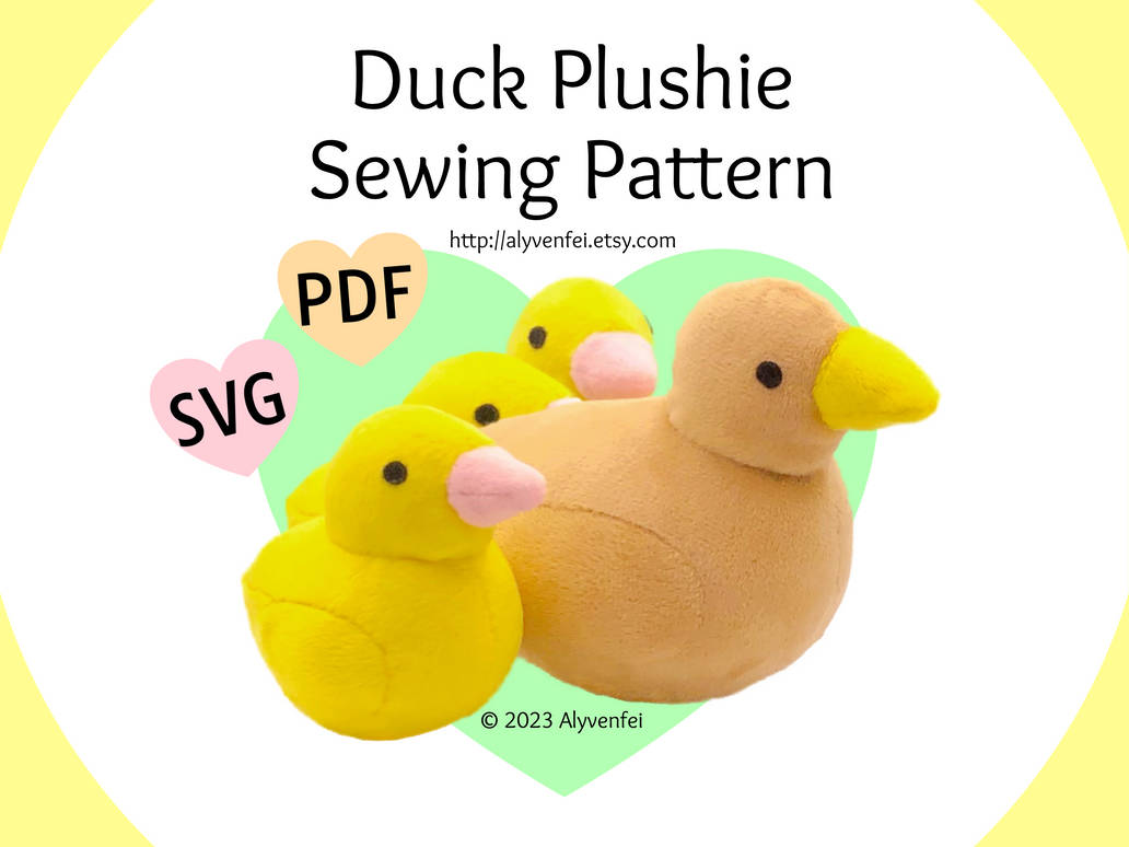 Duck Plushie Sewing Pattern PDF SVG By Alyvenfei On DeviantArt duck-plushie-sewing-pattern-pdf-svg-by-alyvenfei-on-deviantart