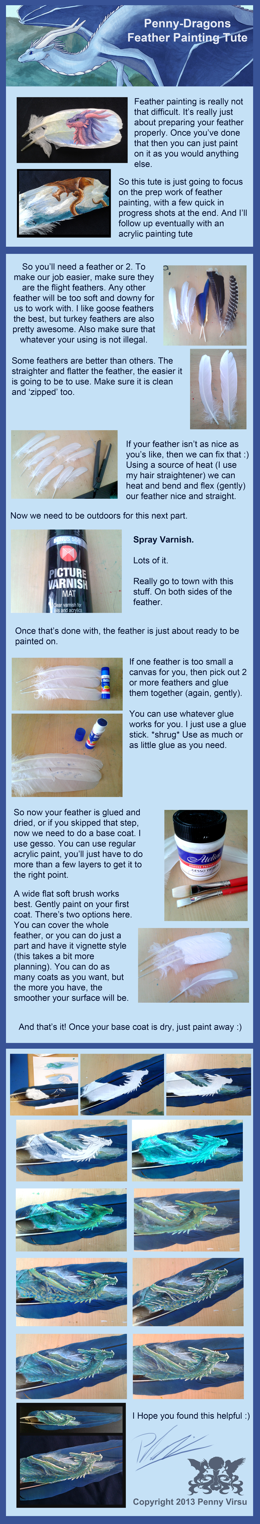 Feather Painting Tute