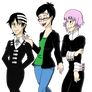 Kid, KP, and Crona -color-