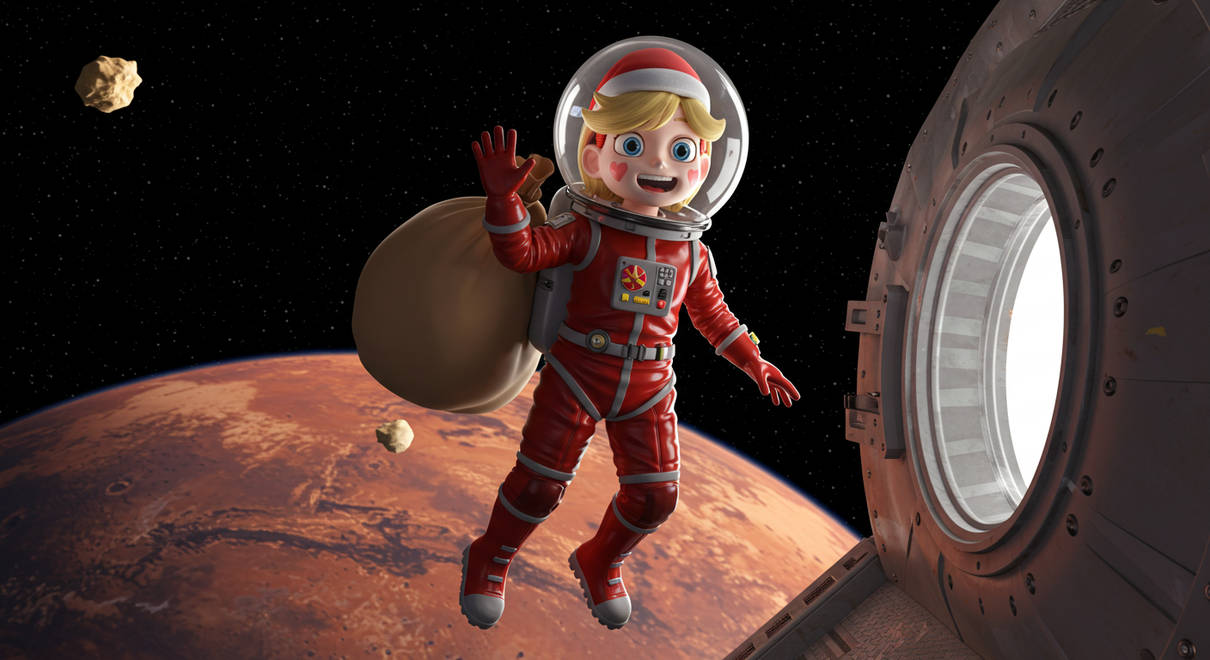 Spave Santa Star Butterfly Space Santa 4 by AIStarFan14 on DeviantArt