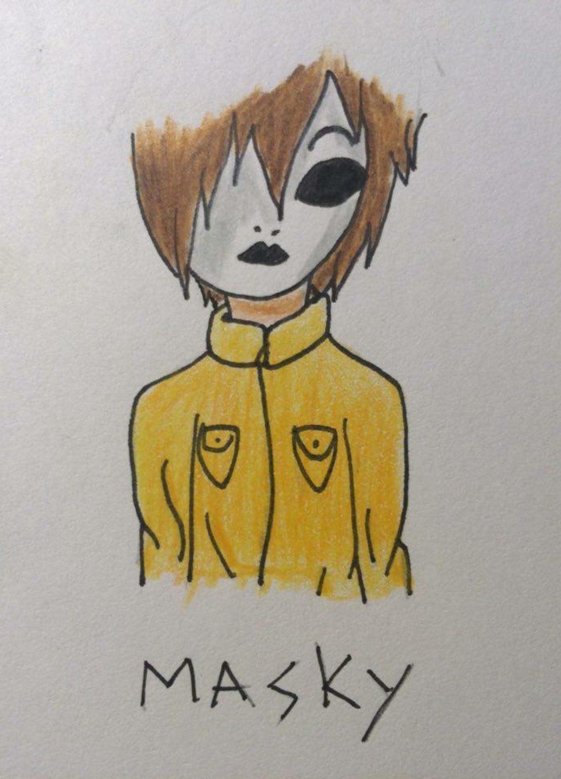 Masky Back View Masky by bimlemis on DeviantArt