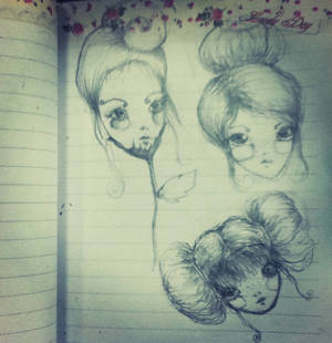 doll head doodles