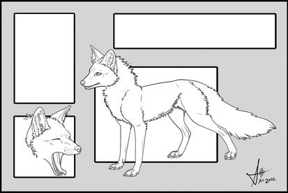 Fox: Free to use Refsheet Template by Xio