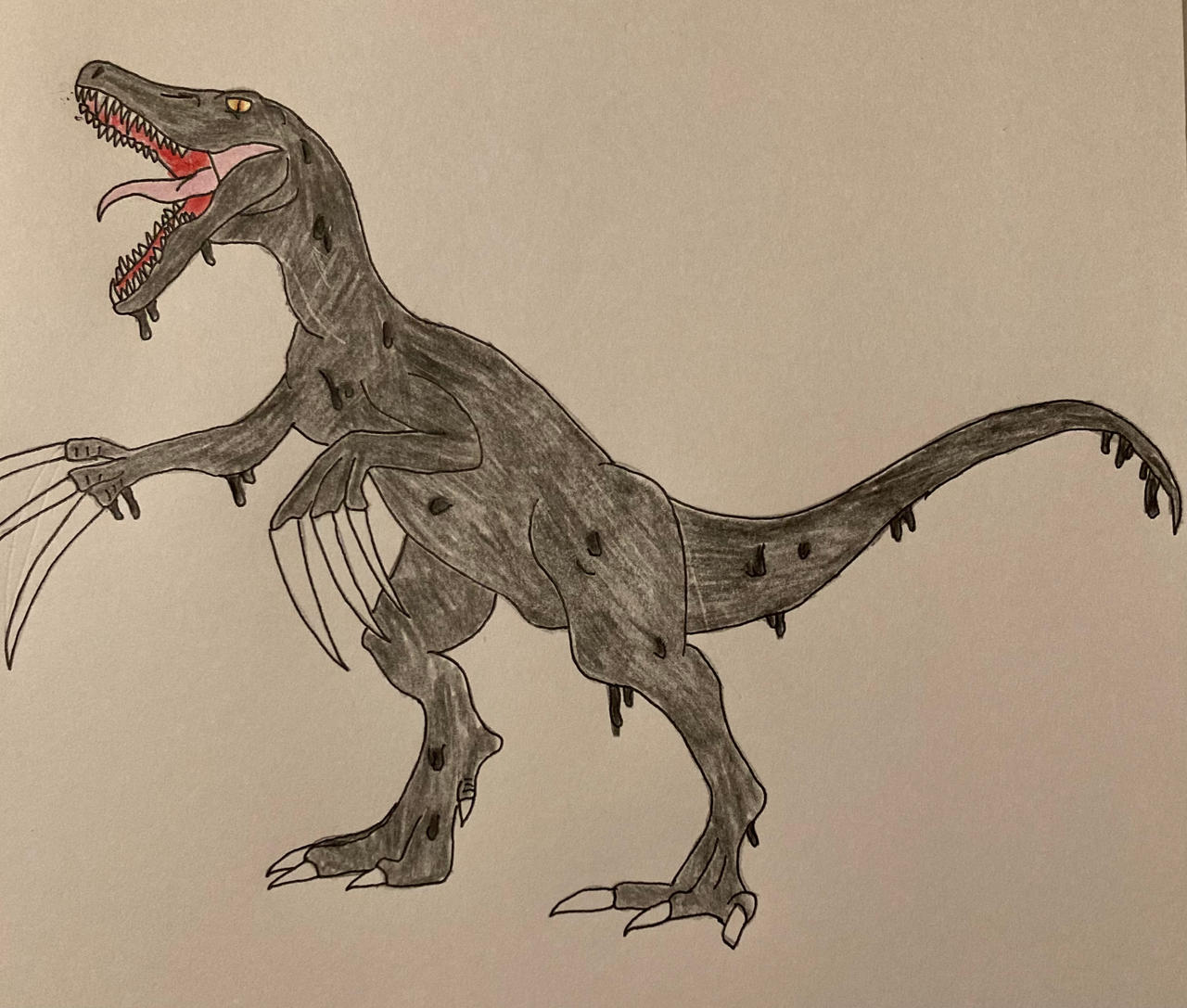 Primal Draw Primal Night Feeder by drawasaurus04 on DeviantArt