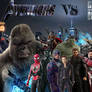 Avengers VS Godzilla vs Kong