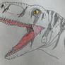 Ghost Atrociraptor roar 