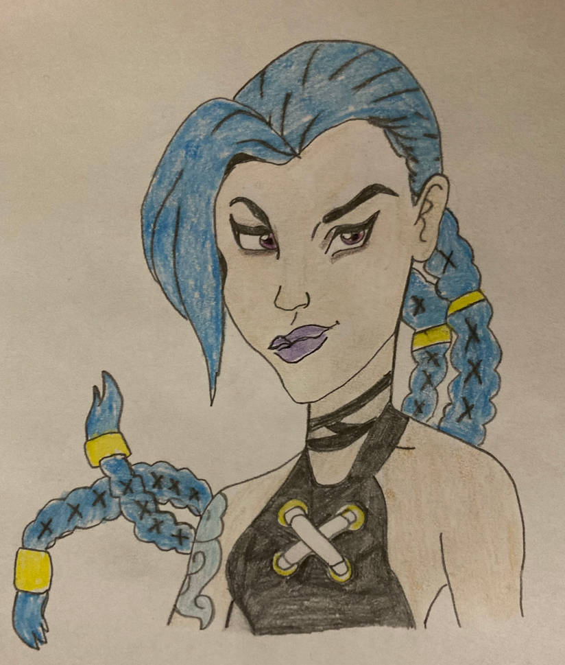 Jinx from Arcane by drawasaurus04 on DeviantArt