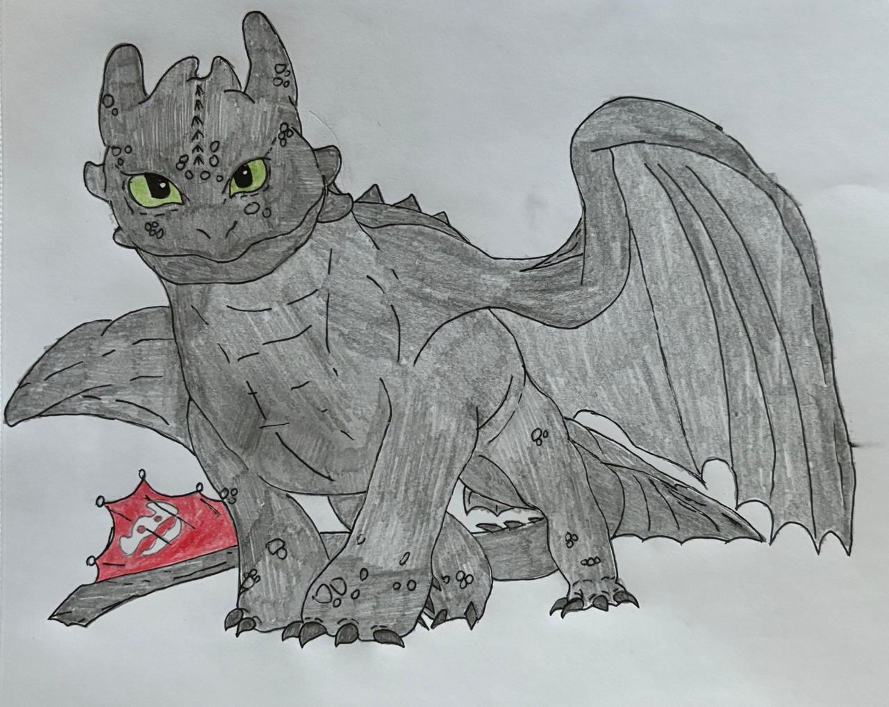 Toothless sketch by drawasaurus04 on DeviantArt