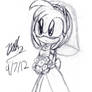 Amy Rose in a Wedding Dress