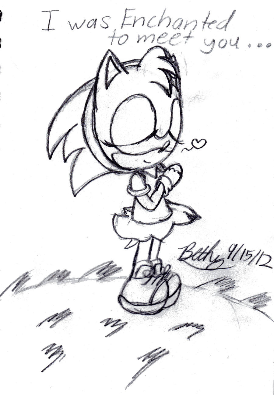 Amy I Was Enchanted to Meet You...Sonic