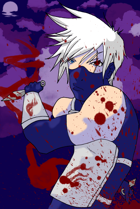 Hatake Kakashi In Blood