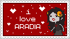 I love aradia! stamp