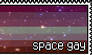 stamp - space gay