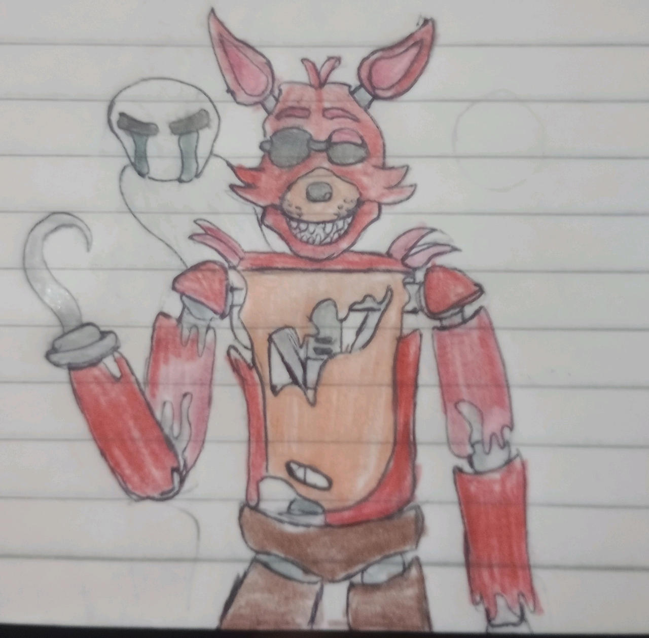 Fixed Withered Foxy The Pirate Fox Reference Sheet by Tooflless on  DeviantArt