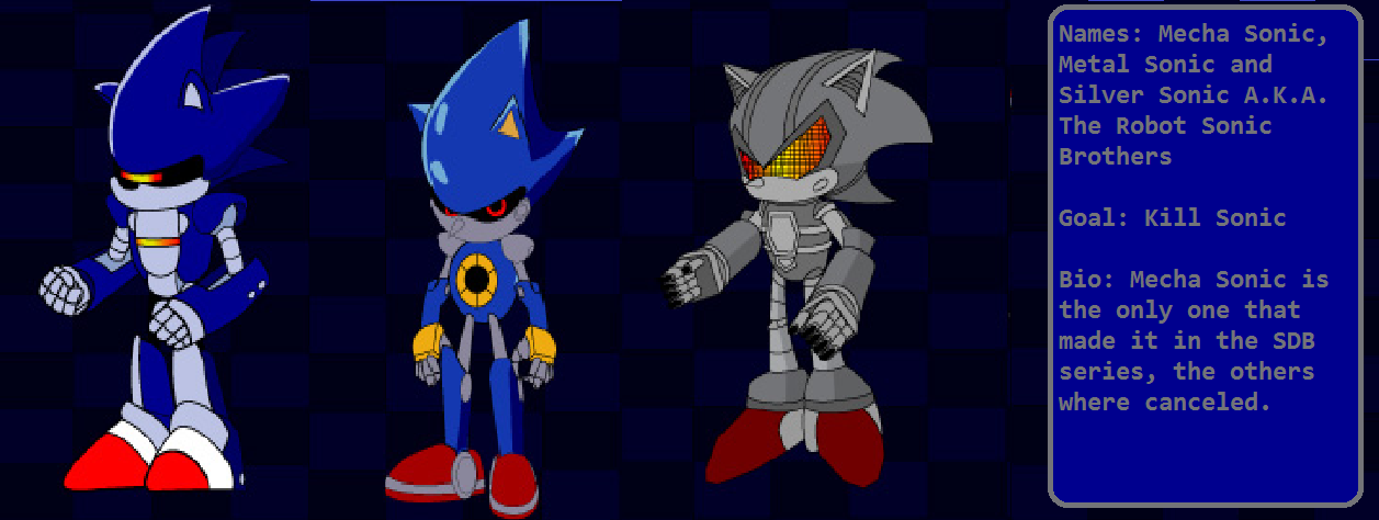 mecha sonic (sonic and 1 more) drawn by kuruton486