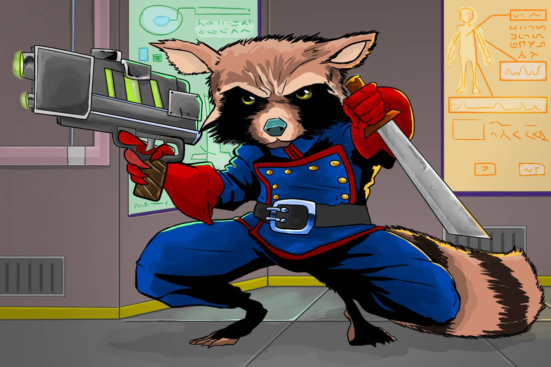 Rocket-racoon by mcunha98 on DeviantArt