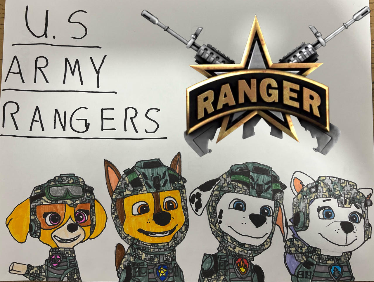 Paw patrol x COD U.S ARMY RANGERS by DBS200 on DeviantArt