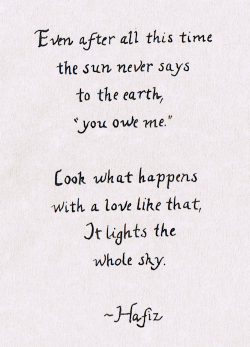 Hafiz poem