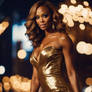 DreamUp Creation - Tyra Banks in the city