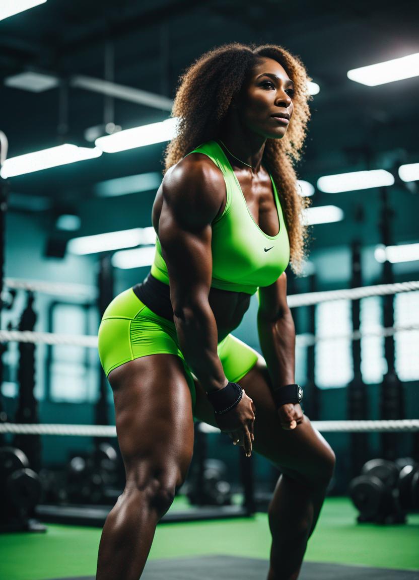 DreamUp Creation - Serena Williams in a gym by A3g158 on DeviantArt