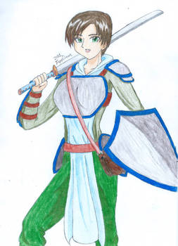 Swordswoman Kei Nagase (Commission)
