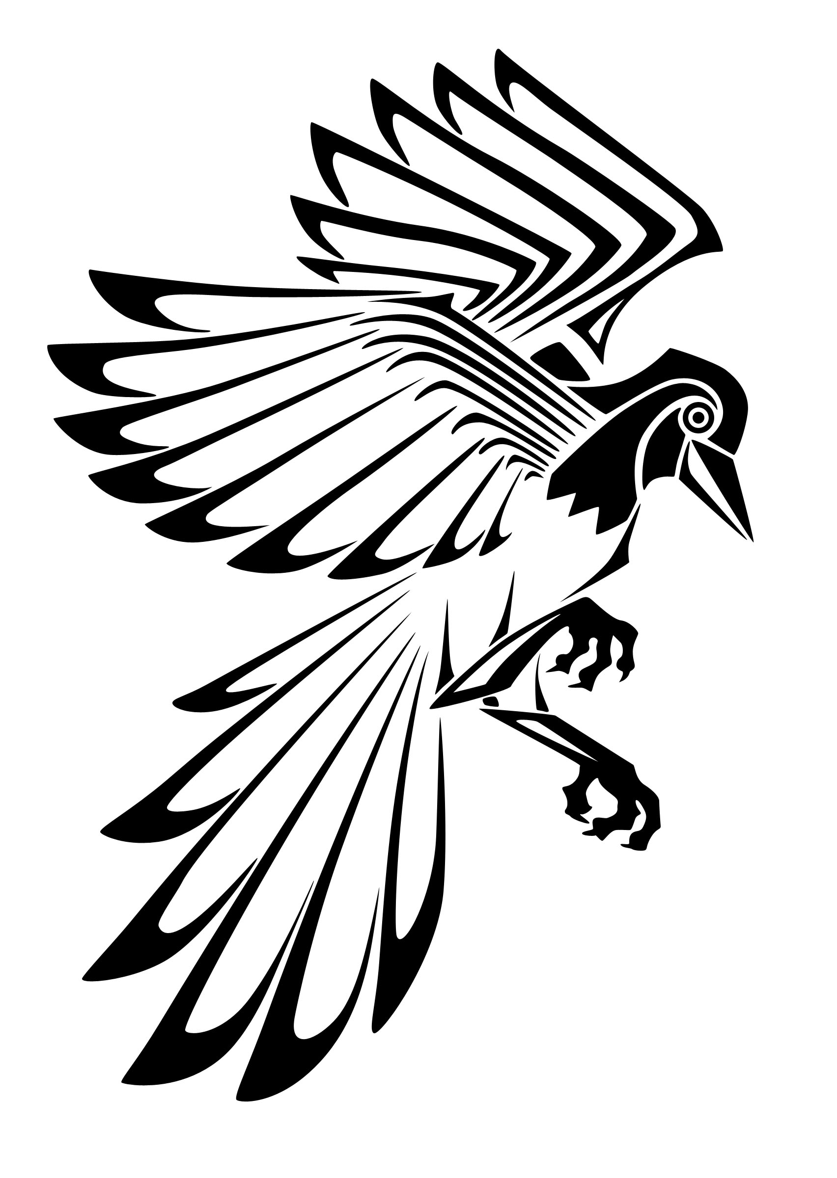 Tribal Tattoo: Magpie