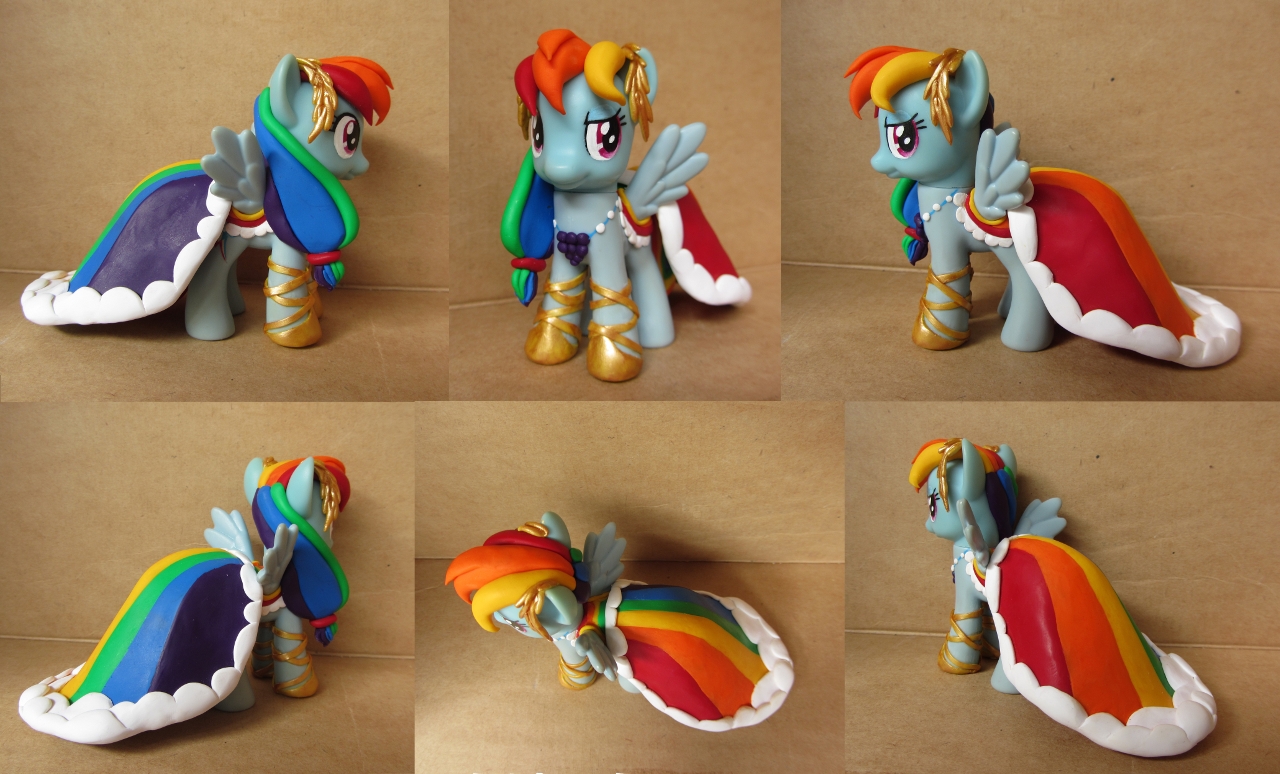 Rainbow Dash in Gala Dress Custom