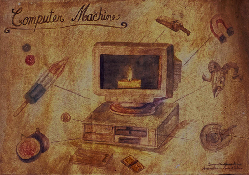 Blueprintsfirst Computer Computer Machine Blueprints by electroglyphs on DeviantArt