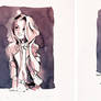 ink watercolor sketches