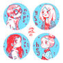 Shy Girls Sticker Set