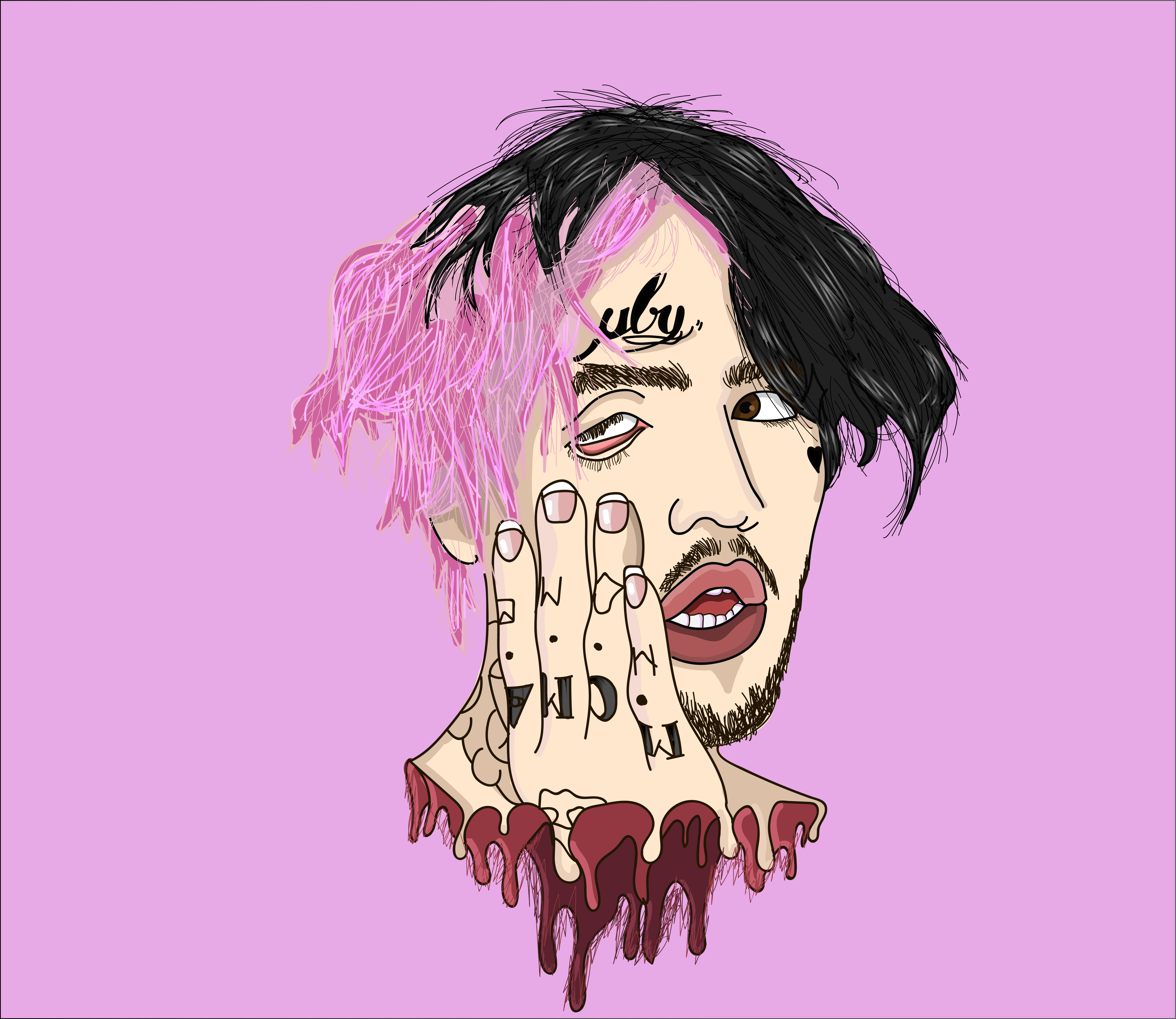 LIL PEEP by blankIdylla on DeviantArt LIL PEEP by blankIdylla on DeviantArt