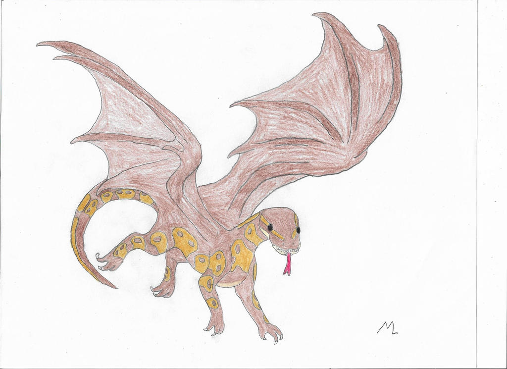 Ball Python Dragon by Valyndris on DeviantArt