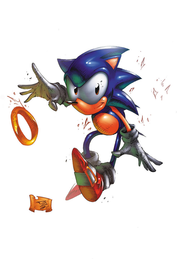 Classic Sonic by DJCOMIX on DeviantArt