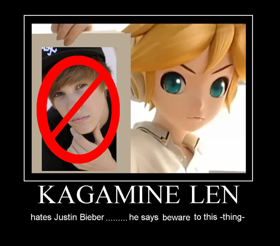 Len hates Justin Bieber