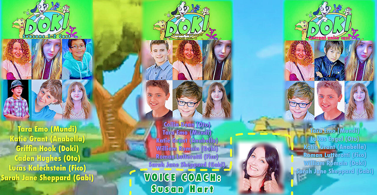 Every Doki Doki Voice Actors and Actresses (All 3 versions) by smochdar on DeviantArt