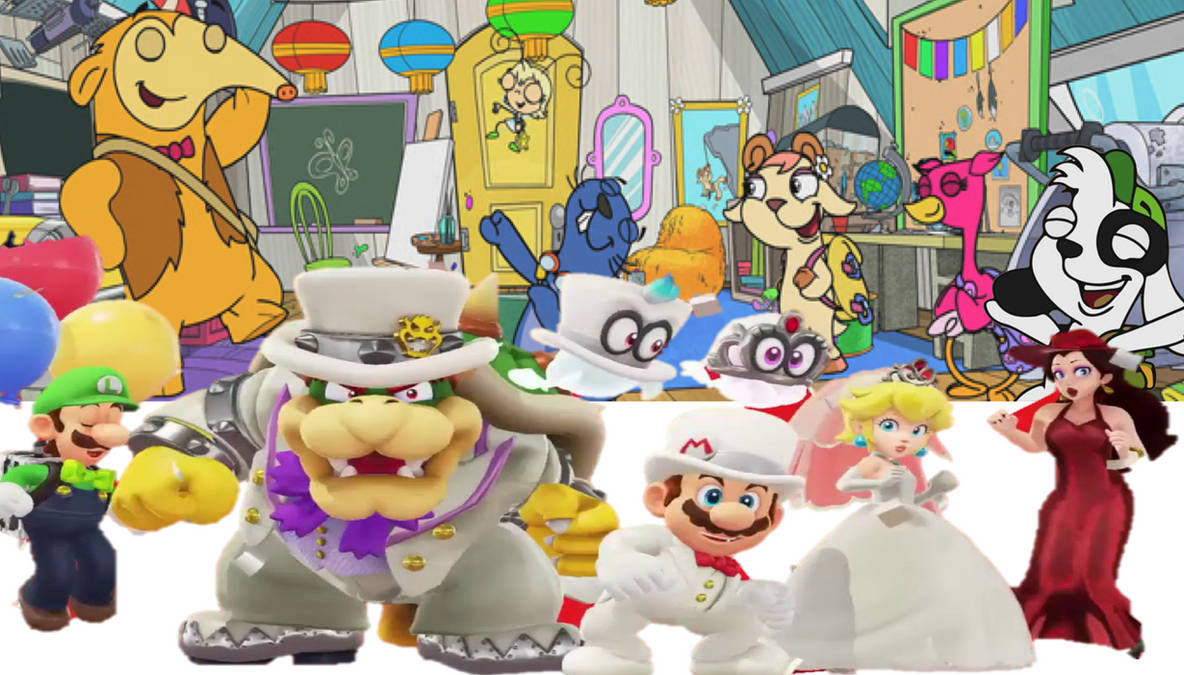 Dochi Mario Team Doki Dances the Odyssey with Mario! by smochdar on DeviantArt