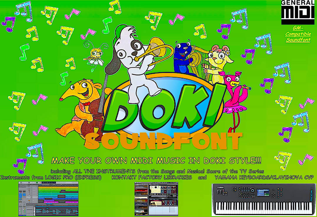 The DOKI SOUNDFONT - Official SF2 from the Show by smochdar on DeviantArt