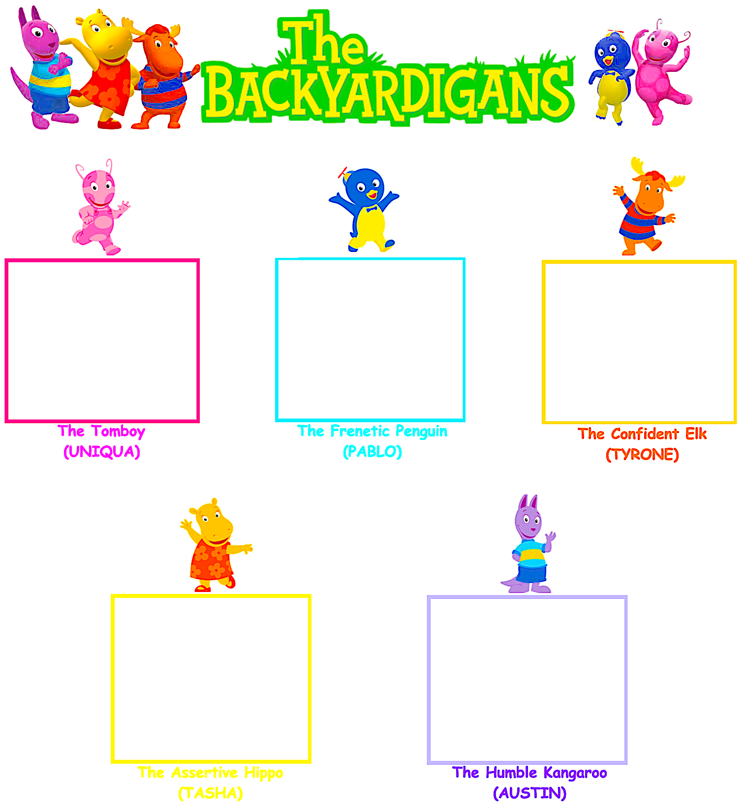 Make Your Own Backyardigans Cast Meme by smochdar on DeviantArt