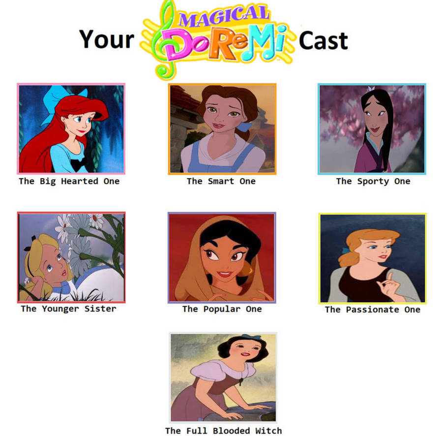 Magical DoReMi Disney Princess Version By Smochdar On DeviantArt magical-doremi-disney-princess-version-by-smochdar-on-deviantart