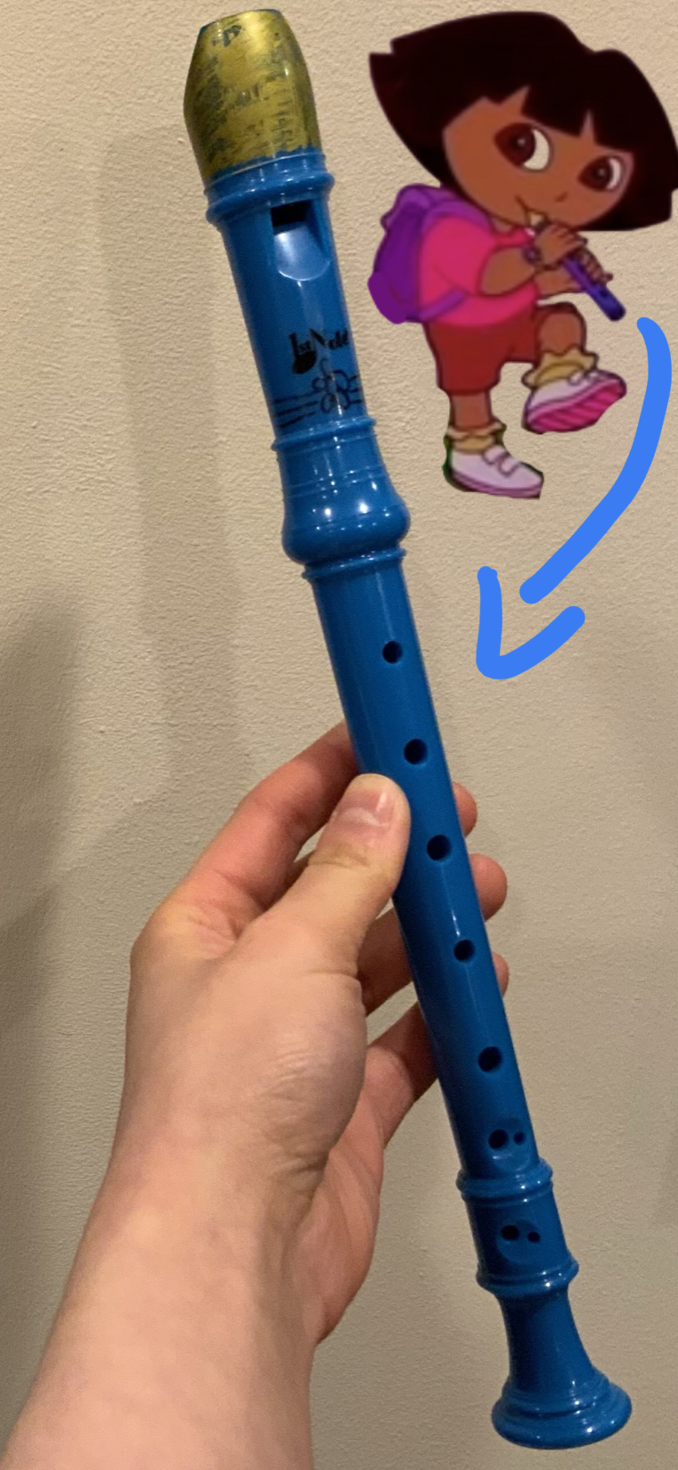 Recreation of Dora's recorder/flute by smochdar on DeviantArt