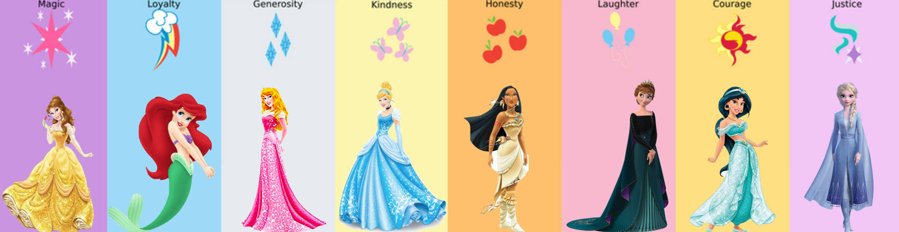 Disney Princess - Elements of Harmony by smochdar on DeviantArt