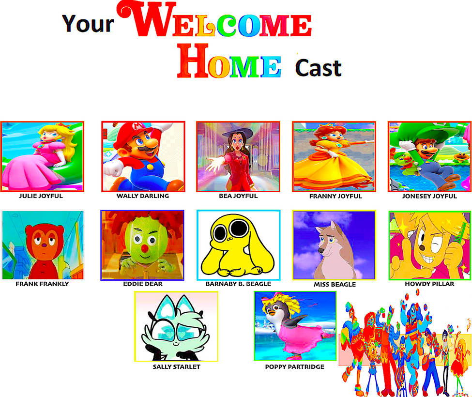 Welcome Home (TP) - Cast Meme by smochdar on DeviantArt