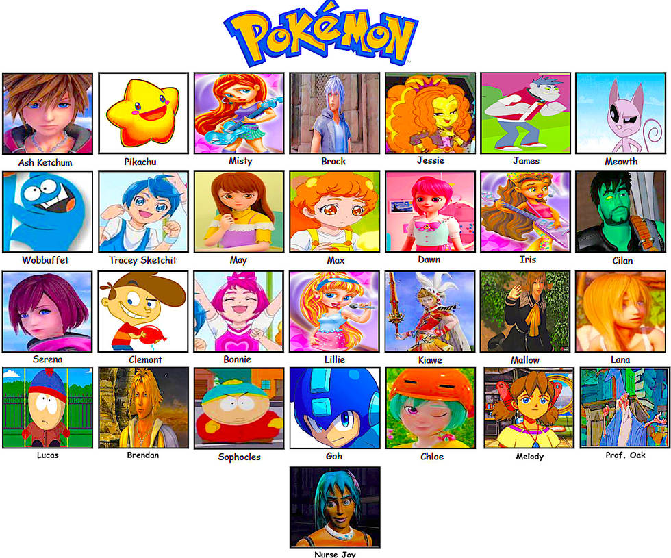 Pokemon (TP) - Cast Meme (FINALIZED) by smochdar on DeviantArt