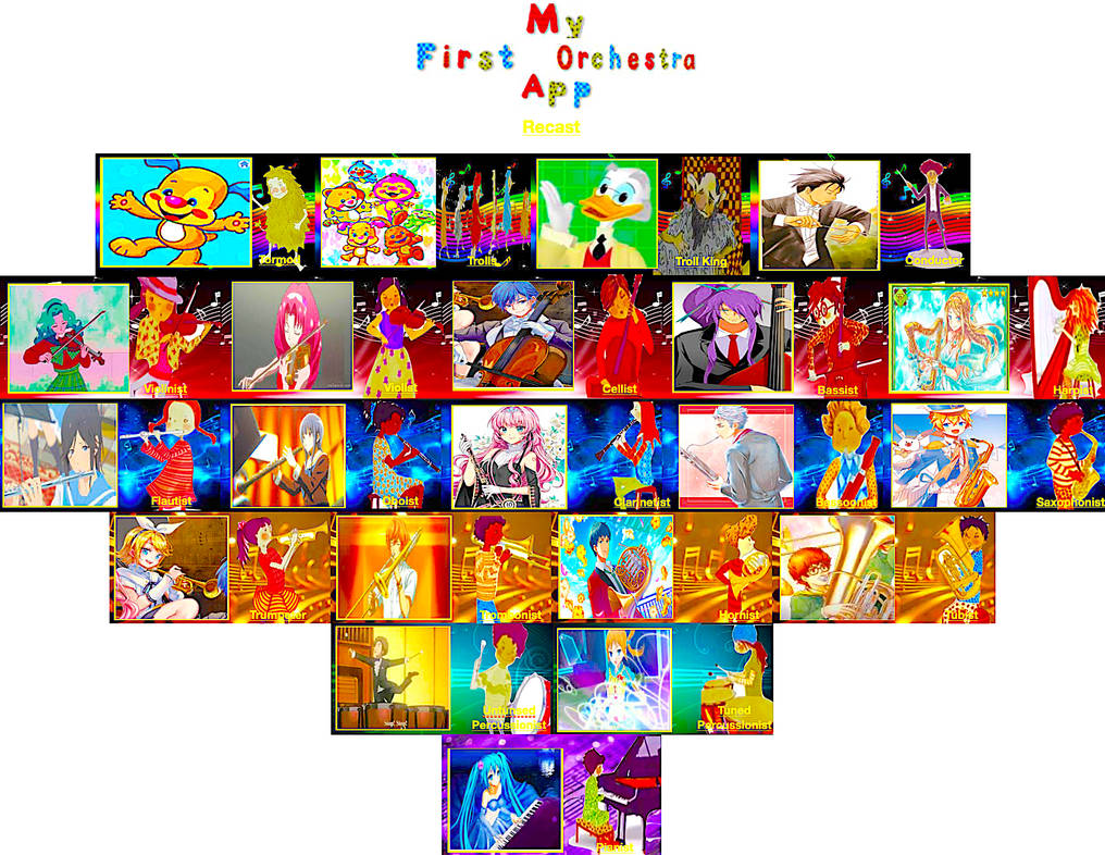 My First Orchestra App (TP) - Cast Meme by smochdar on DeviantArt