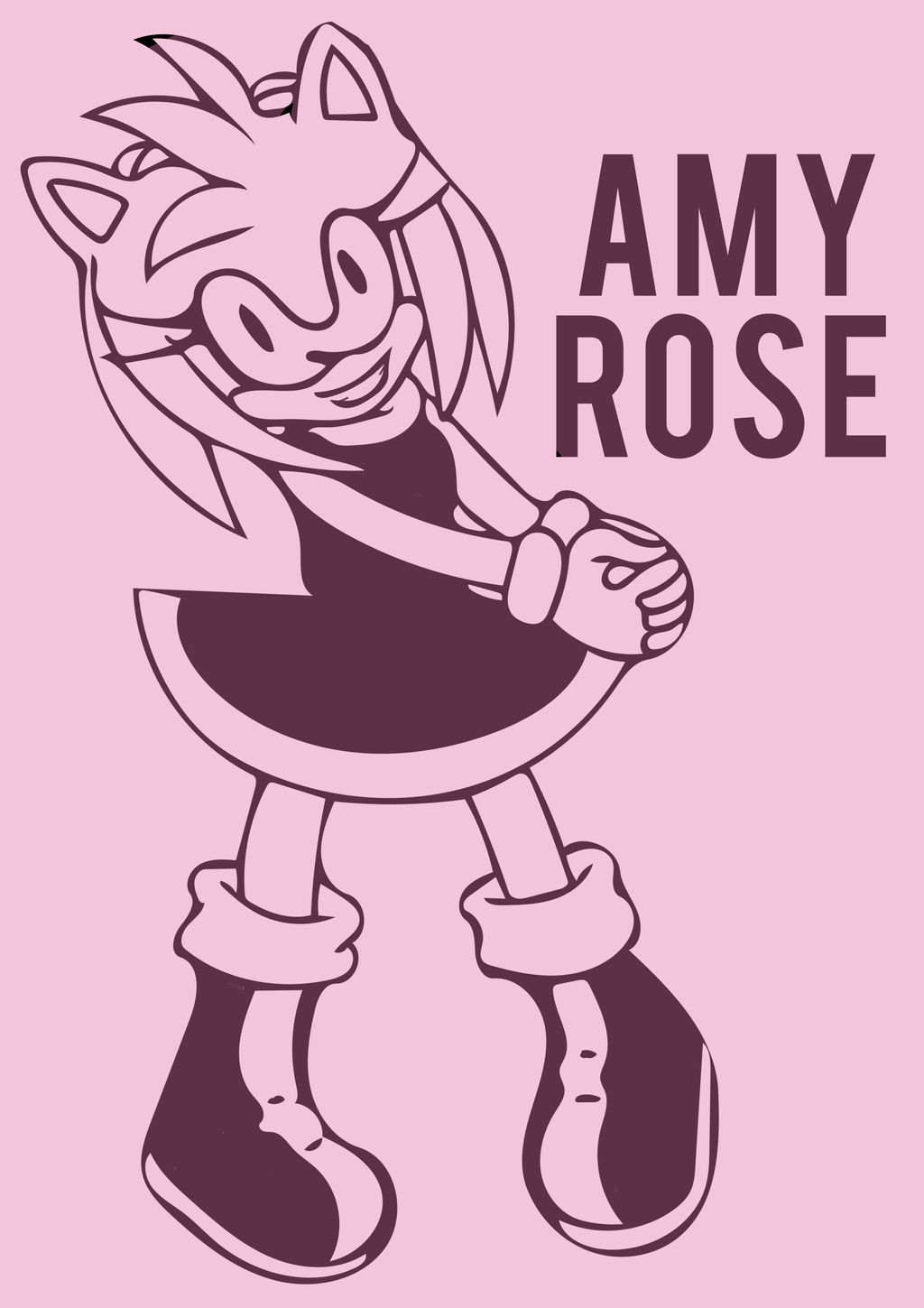 Amy Rims Art Vector Line Art Amy by esonic64 on DeviantArt