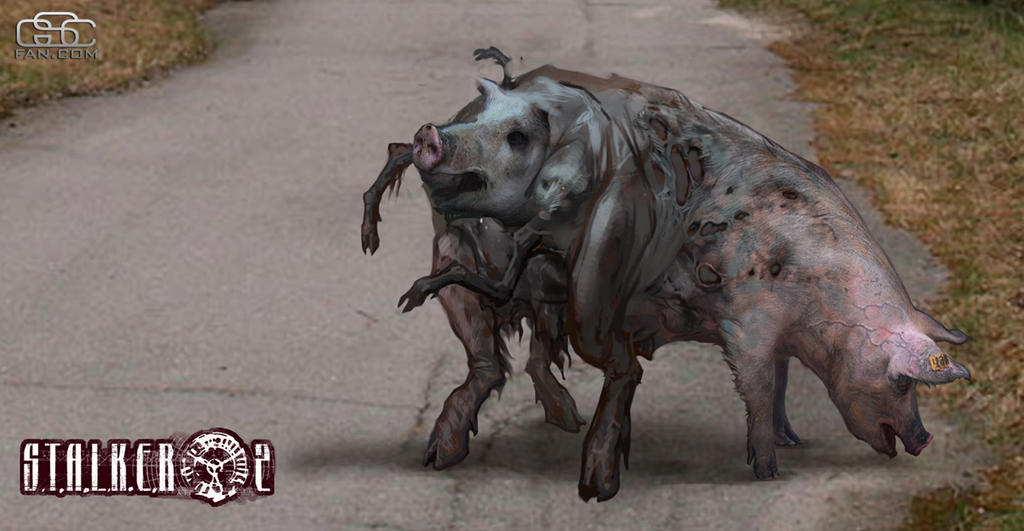 S.T.A.L.K.E.R. 2 Mutant pig by hamburgercranium on DeviantArt