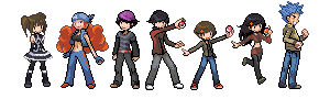 pokemon trainers by ratminer on DeviantArt
