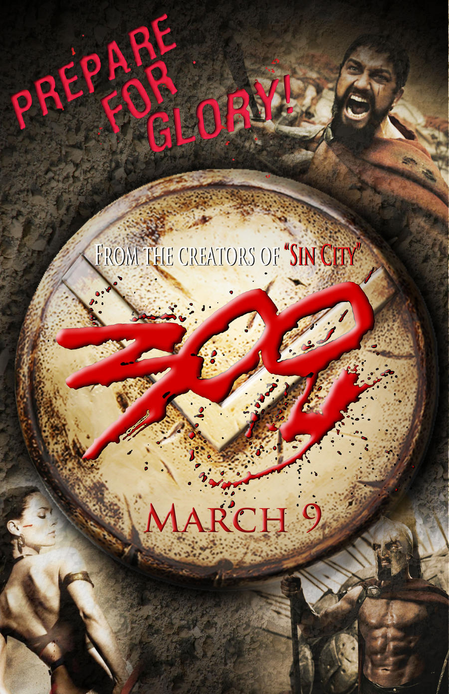 300 Movie poster by 08kschwartz on DeviantArt